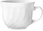 Kaffeeobertasse 0,22 Form Trianon uni wei&szlig; - ARCOPAL