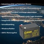 Kung Long WP12-12 12V 12Ah AGM Bleiakku VdS