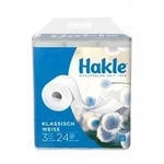Hakle Klassisch Wei&szlig; Toilettenpapier angenehm weich, sicher und saugf&auml;hig
