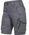 Leibw&auml;chter FLXDK Flex Line, Damen-Shorts grau-schwarz, Gr. 38 FLXDK2738