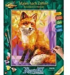 Schipper 609130863 - Malen nach Zahlen, Polygon Art Fuchs, 40 x 50 cm