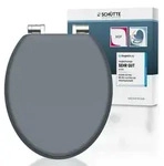 MDF WC-Sitz SPIRIT GREY, mit Absenkautomatik