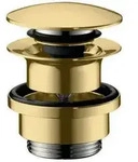 hansgrohe HG Ablaufventil PO DN 32 m &Uuml;berlauf polished gold optik