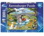 Ravensburger 10947 Puzzle Die Familie der Animal Friends 100 Teile 10947