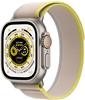 Apple Watch Ultra Titanium Cellular 49mm Trail Loop gelb/beige M/L
