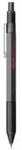 rOtring 600 Multipen 3in1 schw. Feinminenstift Kugelschr. bl/rot - Messing - Sch