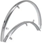 SKS Schutzblechset Bluemels Basic 28" 55mm, silber, silber (1 Set)