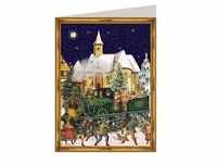491 - Mini-Adventskalender - mit viktorianischem Motiv – Weihnachtszug