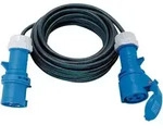 CEE-Verl&auml;ngerungskabel H07RN-F 3G1,5 Kabel-L.10m IP44 Gummi-Neopren schwarz