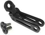 Busch & M&uuml;ller 464HASPB Scheinwerfer-Halter Alu f&uuml;r Gabelmontage, schwarz