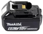 Makita DKP 181 G1 Akku Hobel Falzhobel 82 mm 18 V Brushless + 1x Akku 6,0 Ah -...