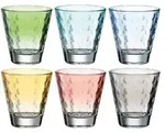 LEONARDO Optic Whiskybecher Pastell 250 ml, mehrfarbig, 6-teilig (1 Set)