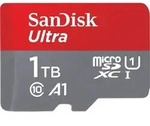SanDisk microSDXC Ultra 1TB (A1/UHS-I/Cl.10/150MB/s) + Adapter Mobile 