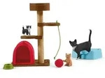 Schleich Farm World 42501 - Spielspa&szlig; f&uuml;r niedliche Katzen