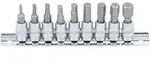 "BGS Bit-Einsatz-Satz Antriebe Innenvierkant 6,3 mm (1/4") Innensechskant 3/32" -