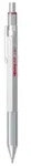 rOtring 600 Multipen 3in1 silber Feinminenstift Kugelschr. bl/rot - Messing - Si