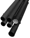 6 Mtr. Fr&auml;nkische Kabelschutzrohr KabuflexS1106m-St sw