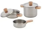 Goki 51509 - Kochset Sternek&uuml;che, 2 T&ouml;pfe und 1 Pfanne