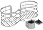 Metaltex 404818039 Viva Wandablage Wand Silber rostbest&auml;ndig 1 St.