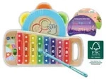 VTech 80-615604 80-615604 Interaktives Holz-Xylofon mit Tamburin
