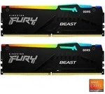 Kingston FURY Beast RGB PC-Arbeitsspeicher Kit DDR5 16 GB 2 x 8 GB Non-ECC 5600 MHz