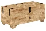 vidaXL Couchtisch Massivholz Mango 80x40x35 cm