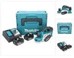 Makita DKP 180 RGJ Akku Hobel 18 V 82 mm + 2x Akku 6,0 Ah + Ladeger&auml;t + Makpac