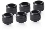 Alphacool 17477, Anpassungssatz, Messing, Schwarz, 1/4 Zoll, 23 mm, 2,6 cm