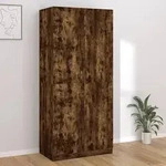 vidaXL Kleiderschrank R&auml;uchereiche 90x52x200 cm Holzwerkstoff