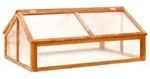 vidaXL Gew&auml;chshaus Braun 114x80x50 cm Tannenholz