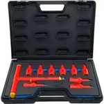 "VDE-Bit-Einsatz-Satz - Antrieb Innenvierkant 12,5 mm (1/2") - T-Profil (f&uuml;r Torx)