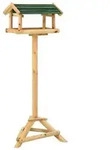 vidaXL Vogelh&auml;uschen mit St&auml;nder 37x28x100 cm Massivholz Tanne