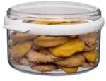 Mepal | Modula Vorratsdose rund 1.5 Liter | Plastik, Wei&szlig; | 19 x 10.8 cm | ideal