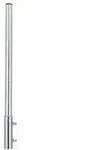 PremiumX Mastverl&auml;ngerung 100cm &Oslash; 48mm Stahl verzinkt Mastaufsatz