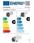 Continental UltraContact ( 225/60 R17 99H EVc )