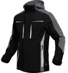 Leibw&auml;chter FLEXS Flex Line, Softshelljacke schwarz-grau, Gr. 5XL FLEXS255XL