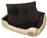 vidaXL Warmes Hundebett mit Polsterkissen M