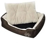 vidaXL Warmes Hundebett mit Polsterkissen S