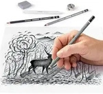 STAEDTLER Zeichenset/Kohleset Charcoal Design Journey