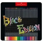FABER-CASTELL Black Edition - Farbstift - ausgew&auml;hlte leuchtende Farben (Packung mit