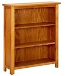 vidaXL B&uuml;cherregal 3 F&auml;cher 70x22,5x82 cm Massivholz Eiche