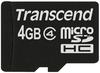 Transcend Standard microSDHC-Karte 4 GB Class 4
