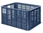 Basilikum fietslat l - gro&szlig; - 40 Liter - blau