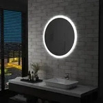 vidaXL Badezimmerspiegel mit LED 80 cm