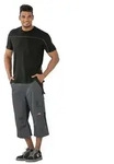 Plaline 3/4 Hose schiefer/schwarz Gr&ouml;&szlig;e XL