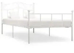 vidaXL Bettgestell Wei&szlig; Metall 100&times;200 cm