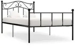 vidaXL Bettgestell Schwarz Metall 100 &times; 200 cm