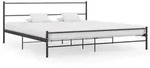 vidaXL Bettgestell Schwarz Metall 180&times;200 cm