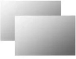 vidaXL Wandspiegel 2 Stk. 60 x 40 cm Rechteckig Glas
