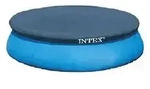 Intex Abdeckplane f&uuml;r Easy-Set pool 3,66 m, blau, 366x366x0,1 cm, 28022